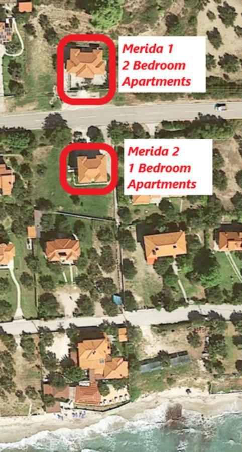 Merida Apartments Mola Kalyva Bagian luar foto